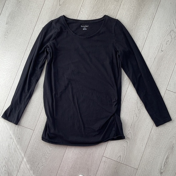 BumpStart Ling Sleeve Maternity T-Shirt Size Medium - Picture 2 of 14